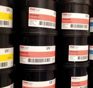 "UV-LED / UV" inks NEW MIXING STATION Flint Group