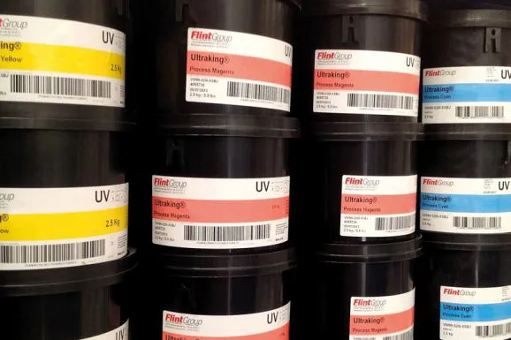 "UV-LED / UV" inks NEW MIXING STATION Flint Group
